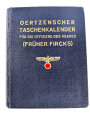"Oertzenscher Taschenkalender für die Offiziere des Heeres" 1068 Seiten, datiert 1941, DIN A6