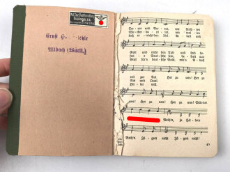 "SA Liederbuch" 349 Seiten, DIN A6, die ersten...