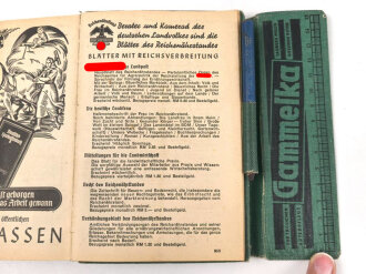 "1941 Reichsnährstand Taschenkalender", 368 Seiten, DIN A6, stark gebraucht, viele Eintragungen