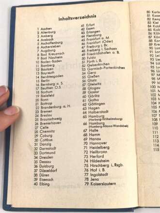 "DDAC- Durchfahrtspläne für 150 deutsche Städte" unter DIN A5, gebraucht