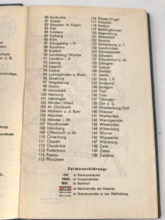 "DDAC- Durchfahrtspläne für 150 deutsche Städte" unter DIN A5, gebraucht