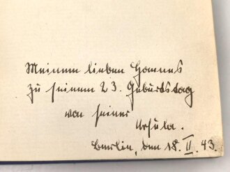 "Ernst Udet - Mein Fliegerleben" mit Widmung...