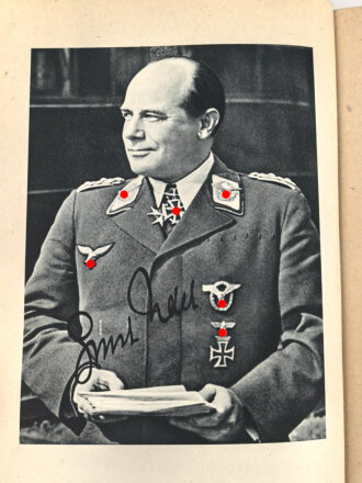 "Ernst Udet - Mein Fliegerleben" mit Widmung von 1943, 194 Seiten, DIN A5, gebraucht