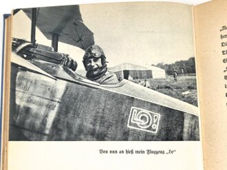 "Ernst Udet - Mein Fliegerleben" mit Widmung von 1943, 194 Seiten, DIN A5, gebraucht