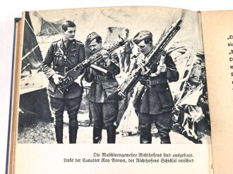 "Ernst Udet - Mein Fliegerleben" mit Widmung von 1943, 194 Seiten, DIN A5, gebraucht