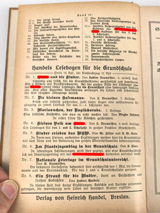 "Schriften zu Deutschlands Erneuerung IV" ca 250 Seiten, DIN A5, gebraucht