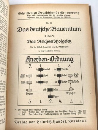 "Schriften zu Deutschlands Erneuerung IV" ca 250 Seiten, DIN A5, gebraucht