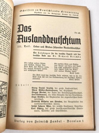 "Schriften zu Deutschlands Erneuerung IV" ca 250 Seiten, DIN A5, gebraucht