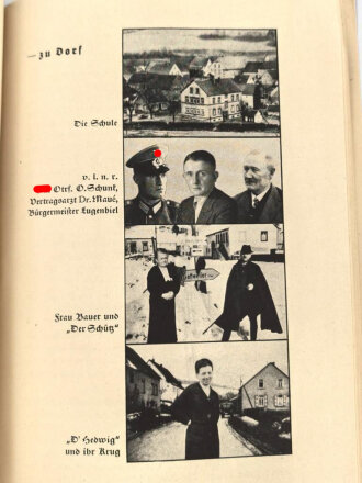 "18 Monate Westwall Erinnungsbuch der Reichsarbeitsdienst-Abteilung 7/76 (SXV) Sigtrygg" 97 Seiten, DIN A5, stark gebraucht