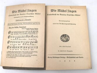 "Wir Mädel Singen" Liederbuch des Bunds...
