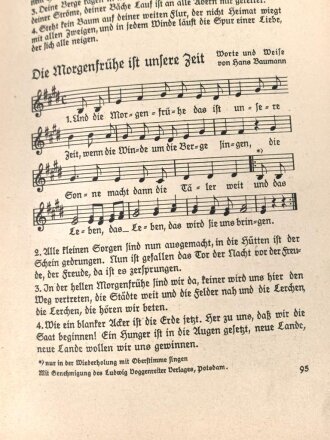 "Wir Mädel Singen" Liederbuch des Bunds Deutscher Mädel, datiert 1938, 190 Seiten, gebraucht, DIN A5 mit Nachtrag