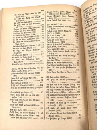 "Wir Mädel Singen" Liederbuch des Bunds Deutscher Mädel, datiert 1938, 190 Seiten, gebraucht, DIN A5 mit Nachtrag