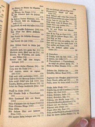 "Wir Mädel Singen" Liederbuch des Bunds Deutscher Mädel, datiert 1938, 190 Seiten, gebraucht, DIN A5 mit Nachtrag