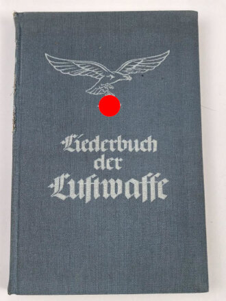 "Liederbuch der Luftwaffe" datiert 1939, 127 Seiten, gebraucht, DIN A5