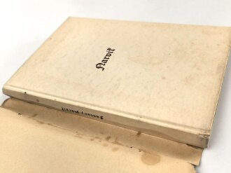 "Narvik - Sieg des Glaubens" datiert 1941, 174 Seiten, DIN A5, stark gebraucht