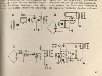 "Praktische Funk-Technik" datiert 1939 mit 368 Seiten, unter DIN A4, stark gebraucht