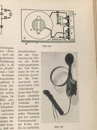 "Praktische Funk-Technik" datiert 1939 mit 368 Seiten, unter DIN A4, stark gebraucht