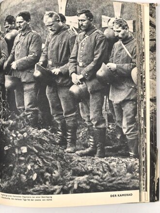 "Eine ganze Welt gegen uns"  Eine geschichte des  Weltkriegs in Bildern, datiert 1934, über DIN A4, gebraucht