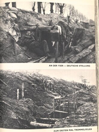 "Eine ganze Welt gegen uns"  Eine geschichte des  Weltkriegs in Bildern, datiert 1934, über DIN A4, gebraucht