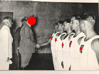 "Olympische Spiele Berlin 1936" datiert 1936, 143 Seiten, über DIN A4, gebraucht