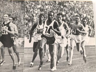 "Olympische Spiele Berlin 1936" datiert 1936, 143 Seiten, über DIN A4, gebraucht