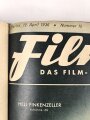 "Filmwelt - Das Film- und Foto-Magazin" ab Januar 1936 bis Oktober 1937, gebunden als Buch, über DIN A4