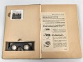 Raumbildalbum "Der Kampf im Westen" komplett mit allen Bildern und der Brille, übergeben für hervorragende Leistungen beim Vergleichsschießen 1942  der deutschen Reichspost