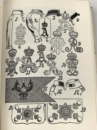 "Formations- und Uniformierungsgeschichte des preußischen Heeren 1808 bis 1914" Band I + II Fußtruppen und Kavallerie, ca 600 Seiten, DIN A5. Nachdruck von 1960, jeweils laminiert