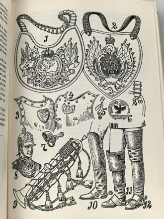 "Formations- und Uniformierungsgeschichte des preußischen Heeren 1808 bis 1914" Band I + II Fußtruppen und Kavallerie, ca 600 Seiten, DIN A5. Nachdruck von 1960, jeweils laminiert
