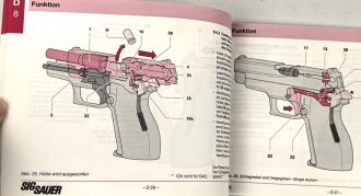 "SIG Sauer P 226 - Bedienungsanleitung" ca. DIN A5