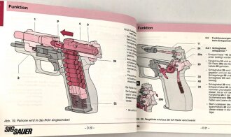 "SIG Sauer P 226 - Bedienungsanleitung" ca. DIN A5
