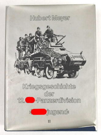 "Kriegsgeschichte der 12.SS-Panzerdivision "Hitlerjugend", Band 1 + 2, ca. 800 Seiten, DIN A4, gebraucht