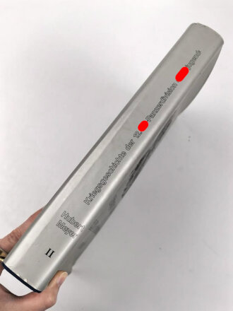 "Kriegsgeschichte der 12.SS-Panzerdivision "Hitlerjugend", Band 1 + 2, ca. 800 Seiten, DIN A4, gebraucht