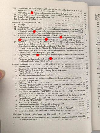 "Kriegsgeschichte der 12.SS-Panzerdivision "Hitlerjugend", Band 1 + 2, ca. 800 Seiten, DIN A4, gebraucht