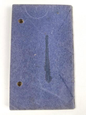 Baden Militärpaß, eingestellt am 5.5.1916 bei 2.Bad. Gren. regt. Kaiser Wilhelm I Nr. 110