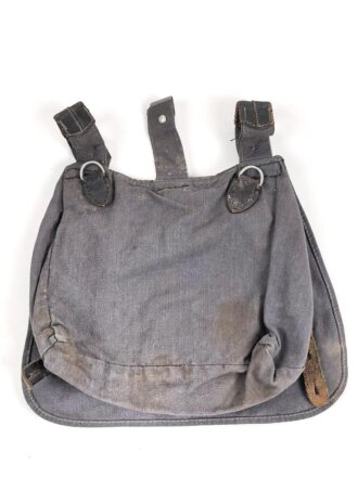 Luftwaffe Brotbeutel, getragenes Stück, ungereinigt