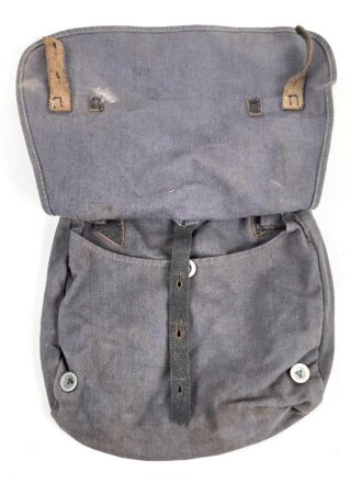 Luftwaffe Brotbeutel, getragenes Stück, ungereinigt