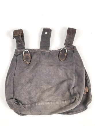 Luftwaffe Brotbeutel, stark getragenes Stück, ungereinigt