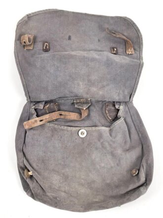 Luftwaffe Brotbeutel, stark getragenes Stück, ungereinigt