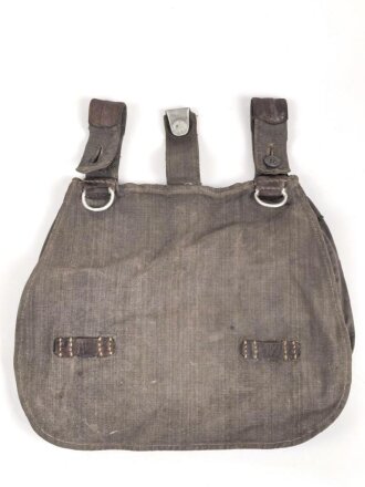 Luftwaffe Brotbeutel, getragenes Stück, ungereinigt