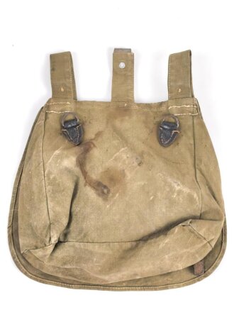 Brotbeutel Heer, stark getragenes Stück, ungereinigt