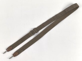 Reichsarbeitsdienst, Trageriemen für einen Brotbeutel. Stark getragenes Stück, Naht offen