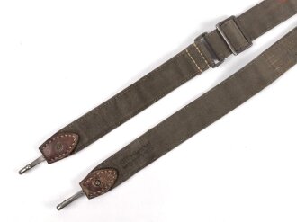 Reichsarbeitsdienst, Trageriemen für einen Brotbeutel. Stark getragenes Stück, Naht offen