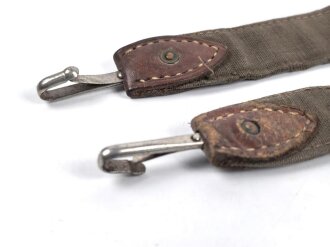 Reichsarbeitsdienst, Trageriemen für einen Brotbeutel. Stark getragenes Stück, Naht offen