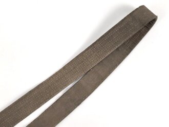 Reichsarbeitsdienst, Trageriemen für einen Brotbeutel. Stark getragenes Stück, Naht offen