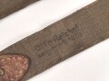Reichsarbeitsdienst, Trageriemen für einen Brotbeutel. Stark getragenes Stück, Naht offen