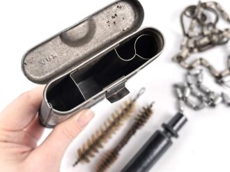 Reinigungsgerät RG34 Wehrmacht. Hersteller cux. Unvollständig, Dose Originallack