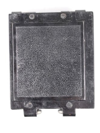 Marschlompass aus schwarzer Pressmasse, Hersteller GKS.