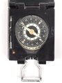 Marschlompass aus schwarzer Pressmasse, Hersteller GKS.