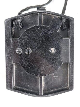 Marschlompass Wehrmacht aus schwarzer Pressmasse, ohne Bezeichnung